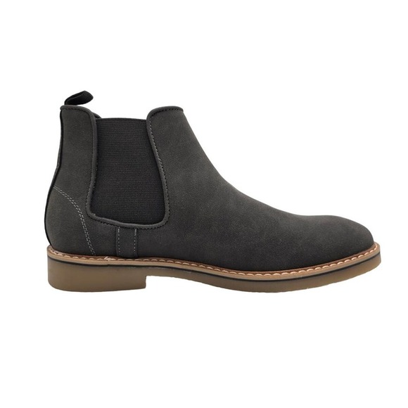 Alfani Chelsea Boots Gum Sole  Gray Ankle Bootie Memory Foam Insole Men's 7.5 M - Picture 1 of 10